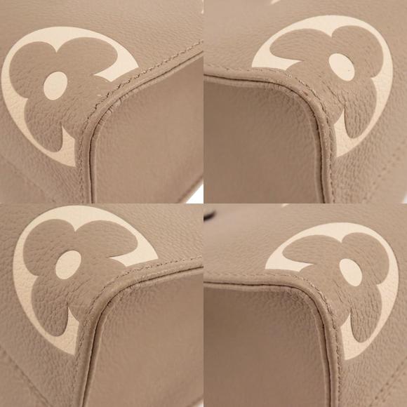 Louis Vuitton On The Go PM Bicolor Tourtrail Creme Handbag Amplant - Picture 9 of 9